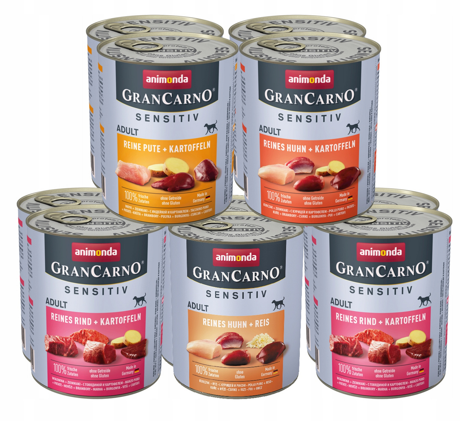 Animonda GranCarno Sensitiv MIX Set 800g x10
