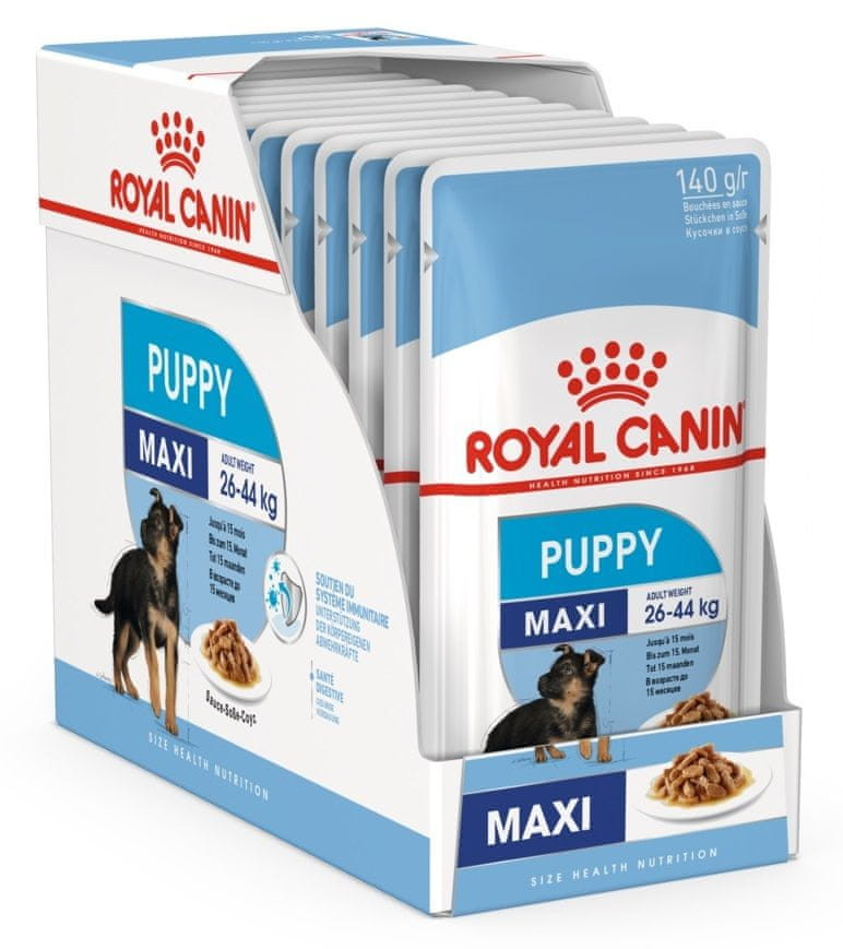 Royal Canin Shn Maxi Puppy v omáčce 10x140g