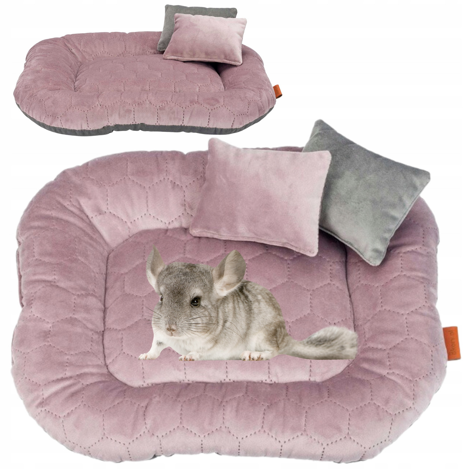 Pelíšek Potah Domeček pro prasátko Hlodavce králíka 32x37 cm Růžový