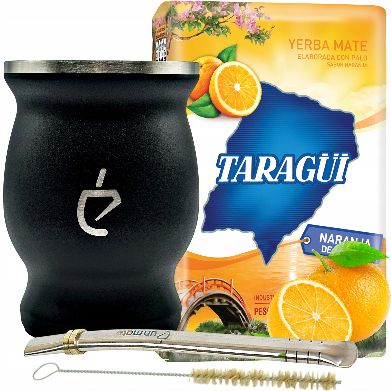 sada pro Yerba Mate Taragui pomeranč, ideální pro terere