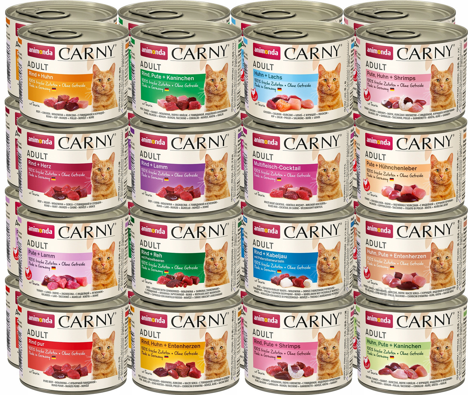 Animonda Carny MIX podst. příchutí Set 200g x32