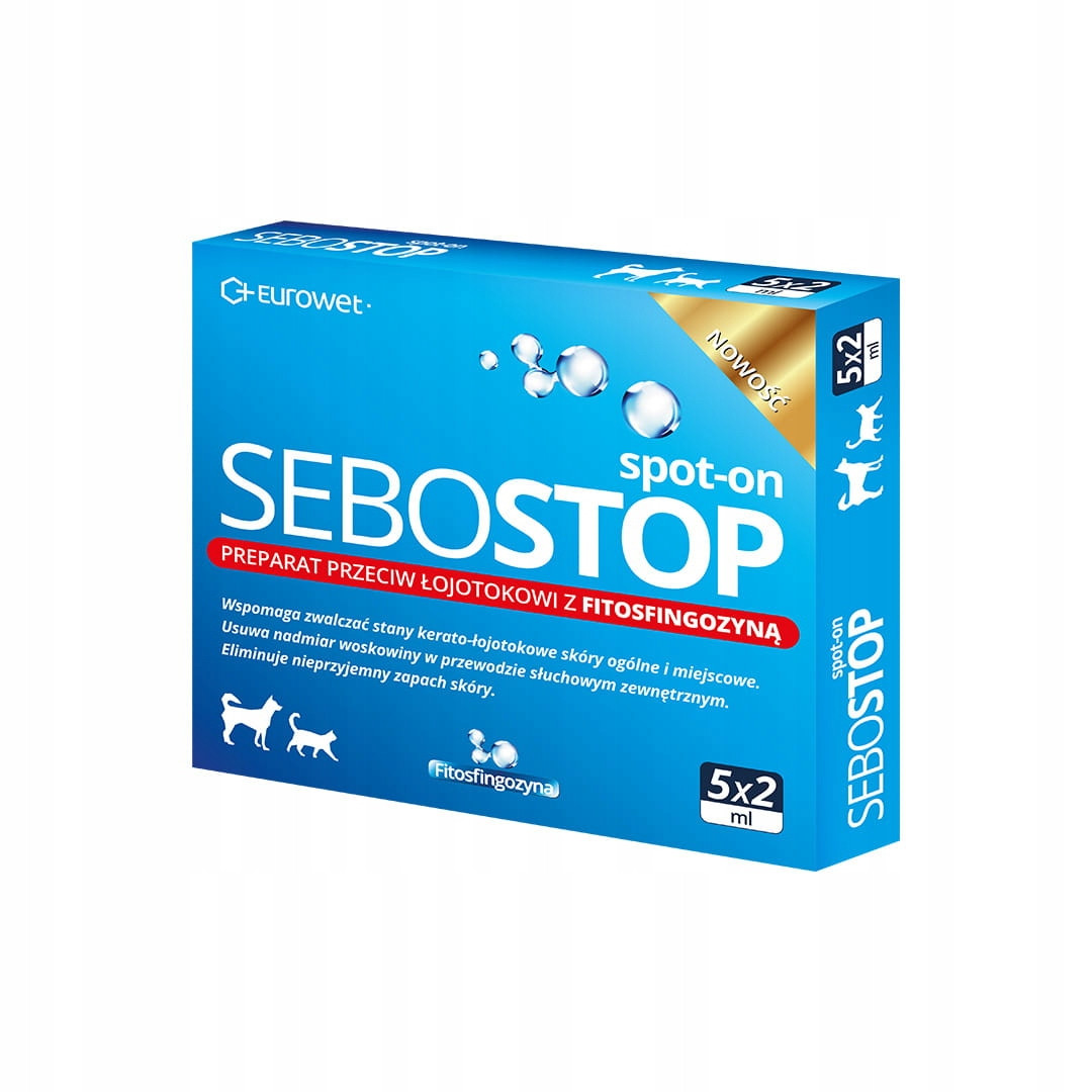 Sebostop spot-on kapky 5 x 2 ml Eurowet