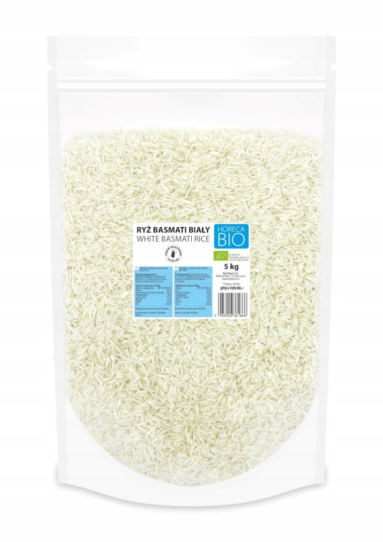 Rýže Basmati Bílá Bezlepková Bio 5 kg Horeca (bio Planet)