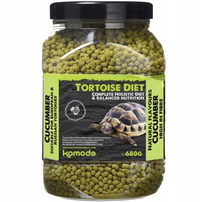 Komodo Tortoise Diet Cucumber 680 g – krmivo pro želvy