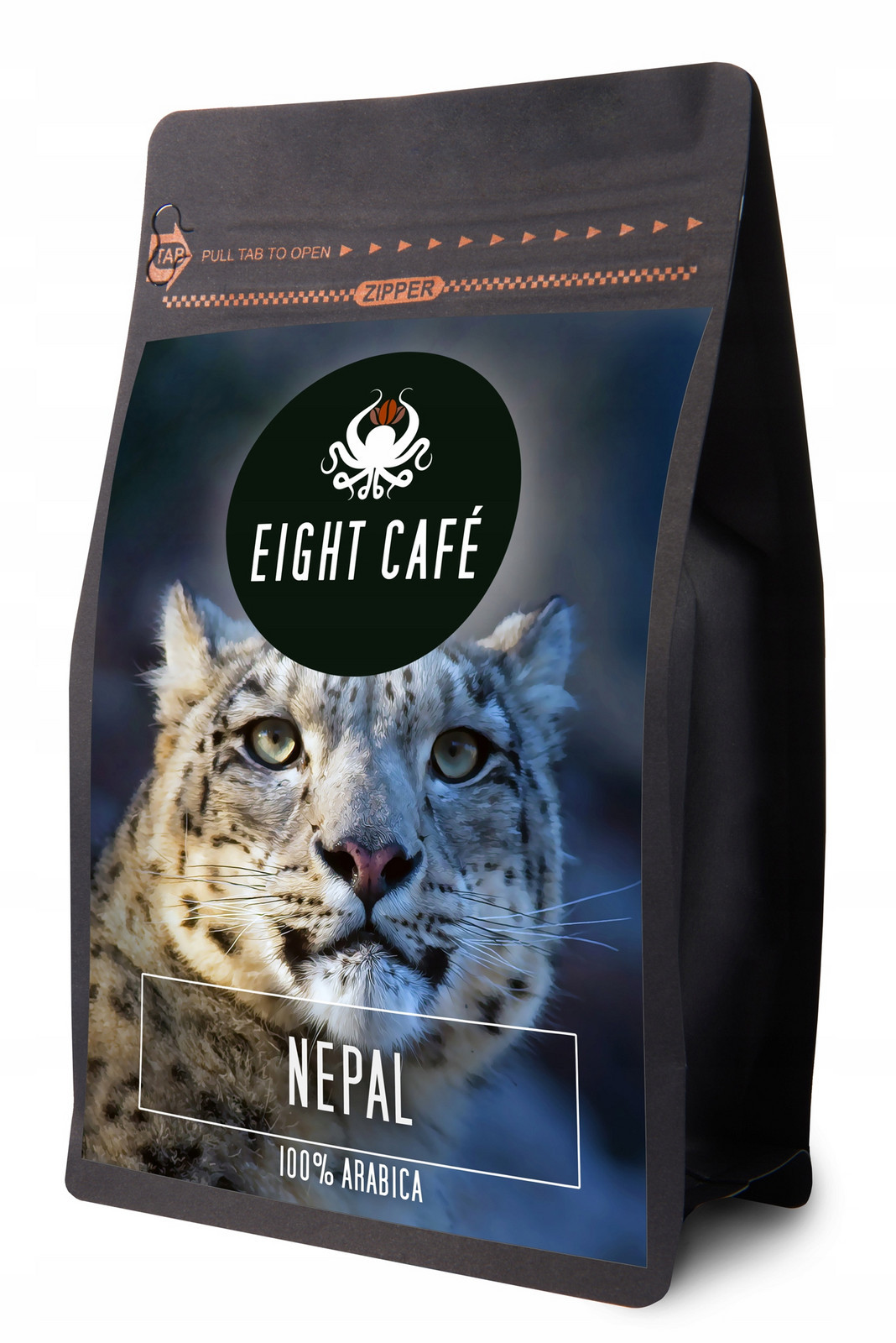 Mletá Káva Čerstvě pražená 100% Arabica Nepál 500G Eight Cafe