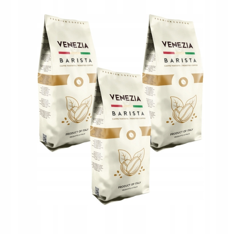 Káva zrnková Venezia Barista Plus 3kg čerstvě pražená arabica robusta