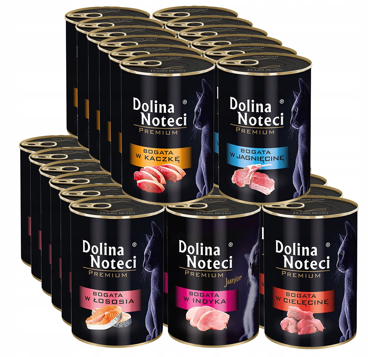 Dolina Noteci Premium Krmivo mokré pro kočky konzerva mix chutí 30x400g