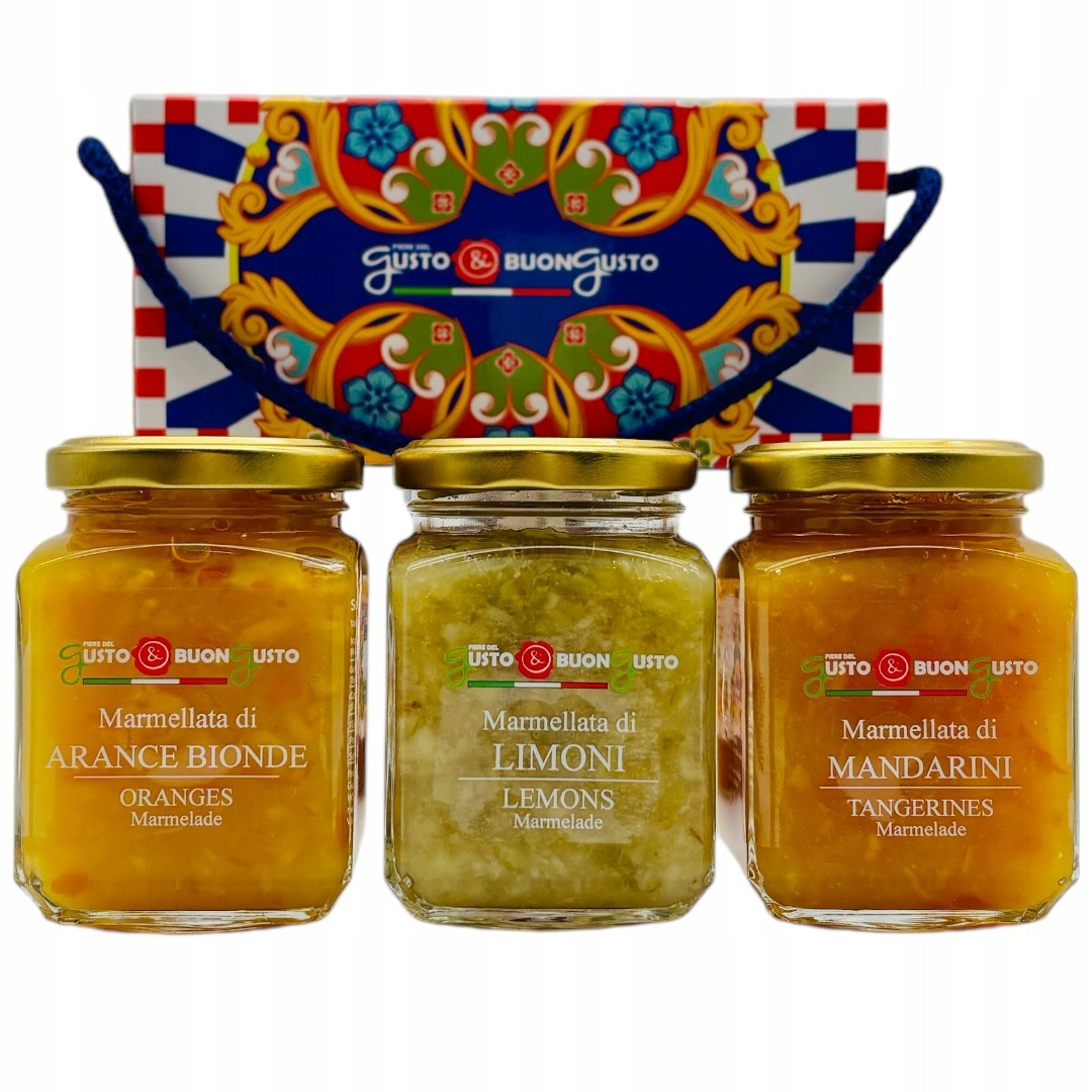 Sada Marmelády přímo z Itálie 3x Citrusové plody