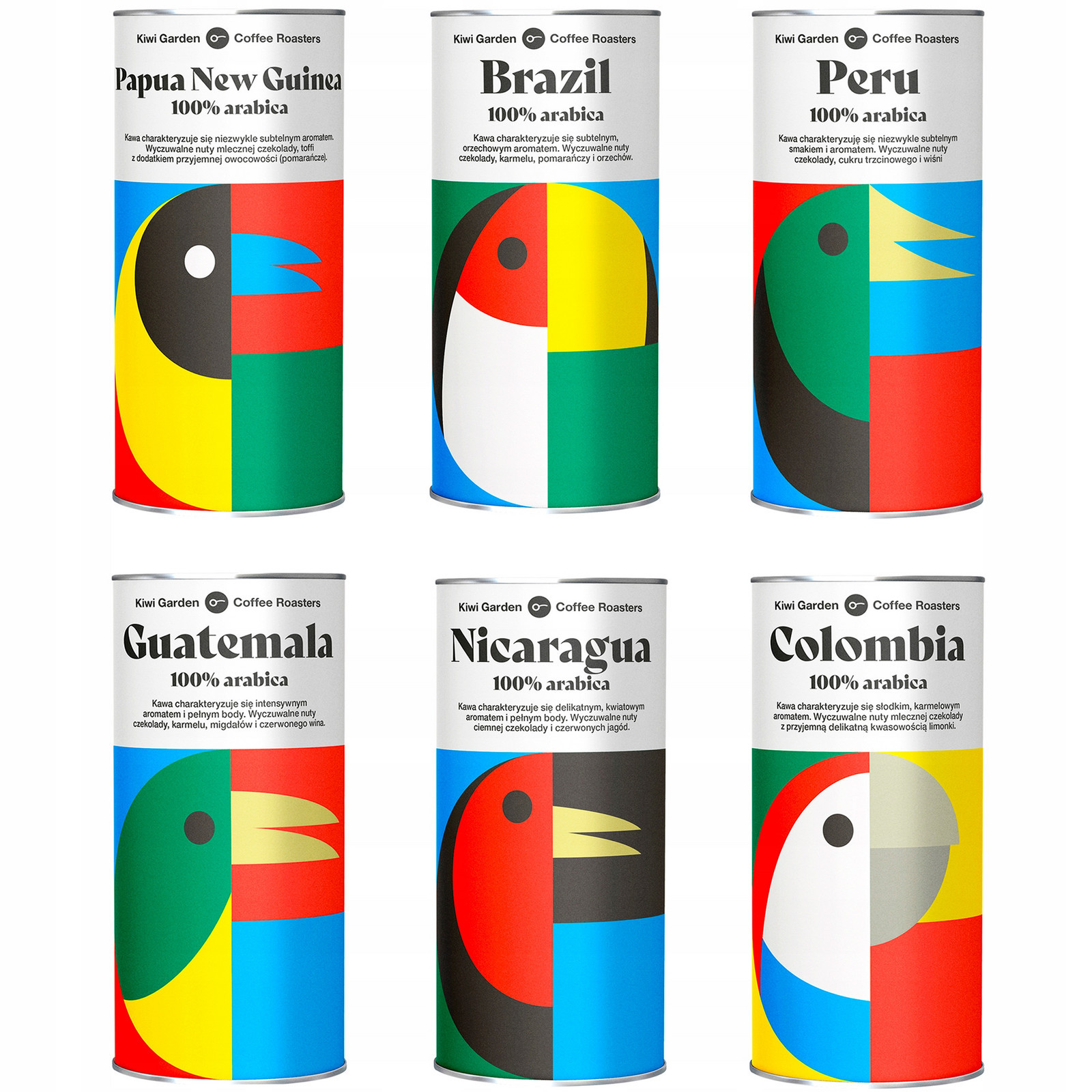 Káva zrnková Káva Domů 100% Arabica Sada 6 Ks káva do kávovaru