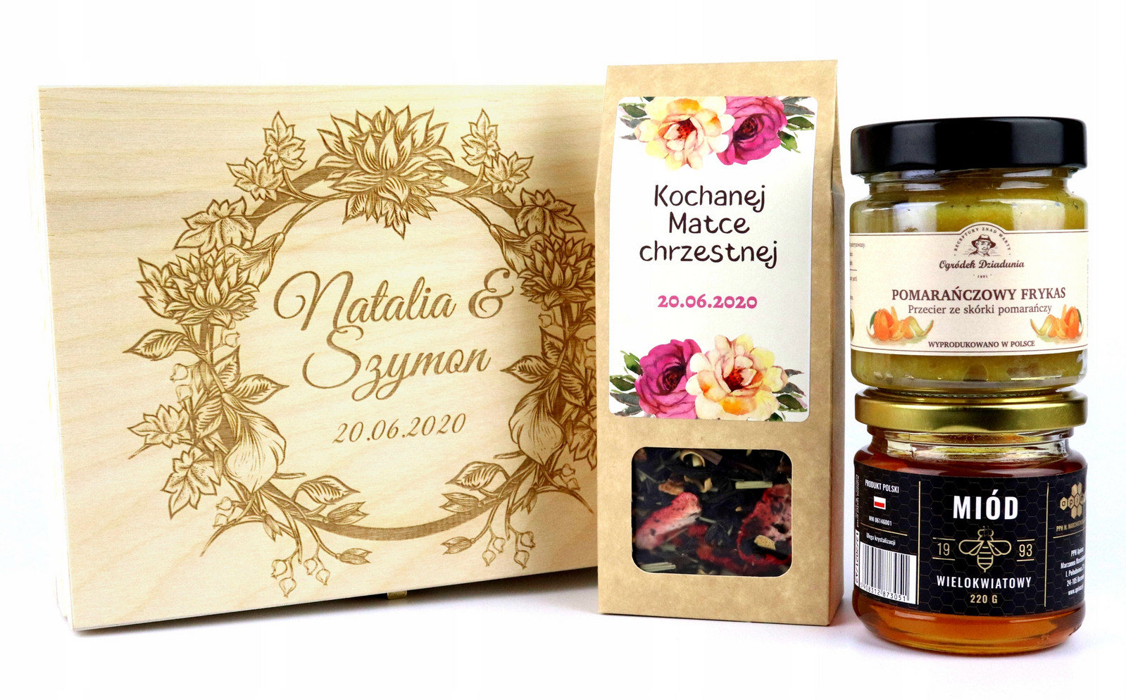 Set Grawer čaj med dárek personalizovaný