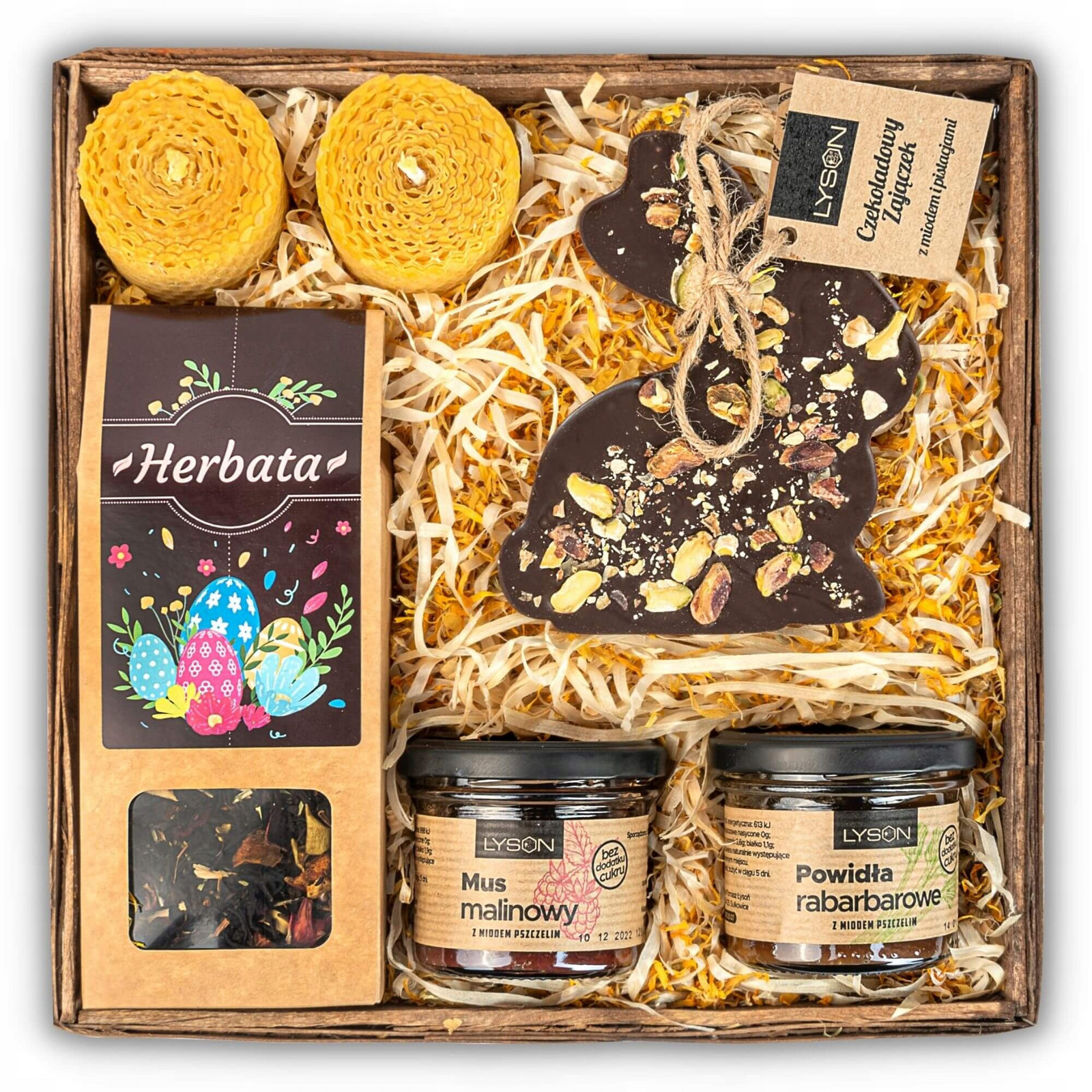 Dárkový Košík sladkosti dárek na Velikonoce