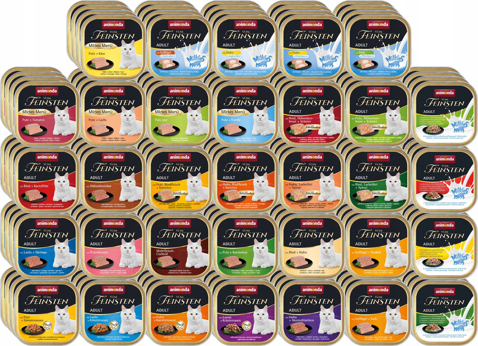 Animonda vom Feinsten Adult Set 132x100g MIX Všech 33 příchutí