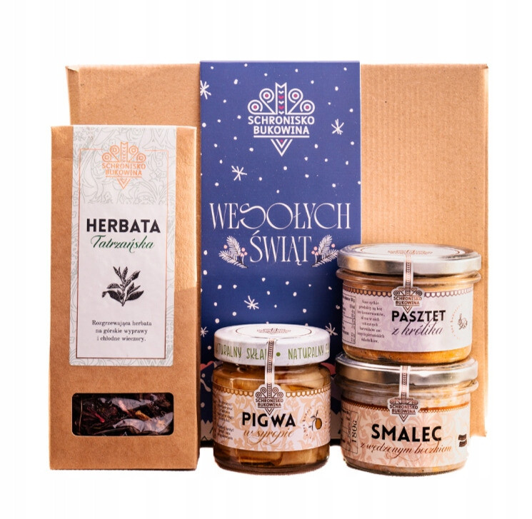 Vánoční sada Zimní pochoutky Schronisko Bukowina balíčky dárek