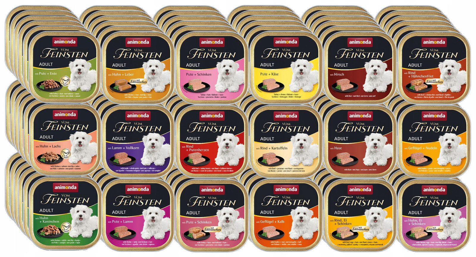 Animonda Feinsten Set 108x150g MIX 18 příchutí