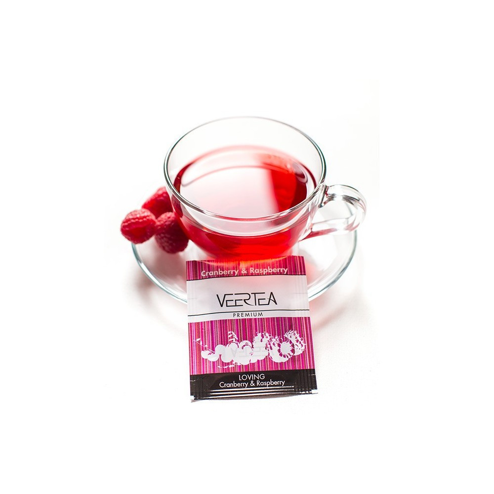 Čaj expresní Veertea 500 sáčků Cranberry&Raspberry