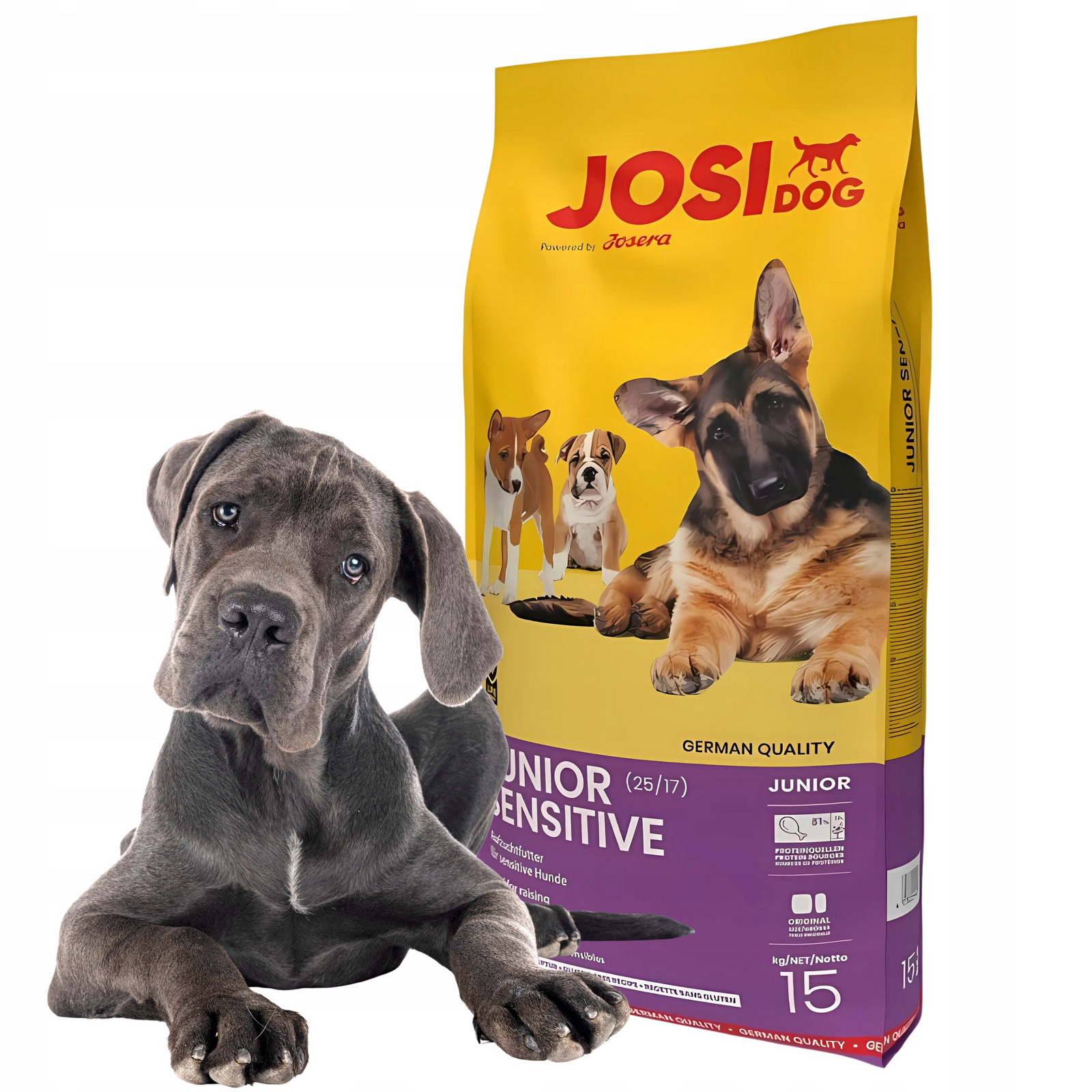 Krmivo Pro Psy Josi Dog Josera Junior Sensitive 15 Kg Velký Balíček
