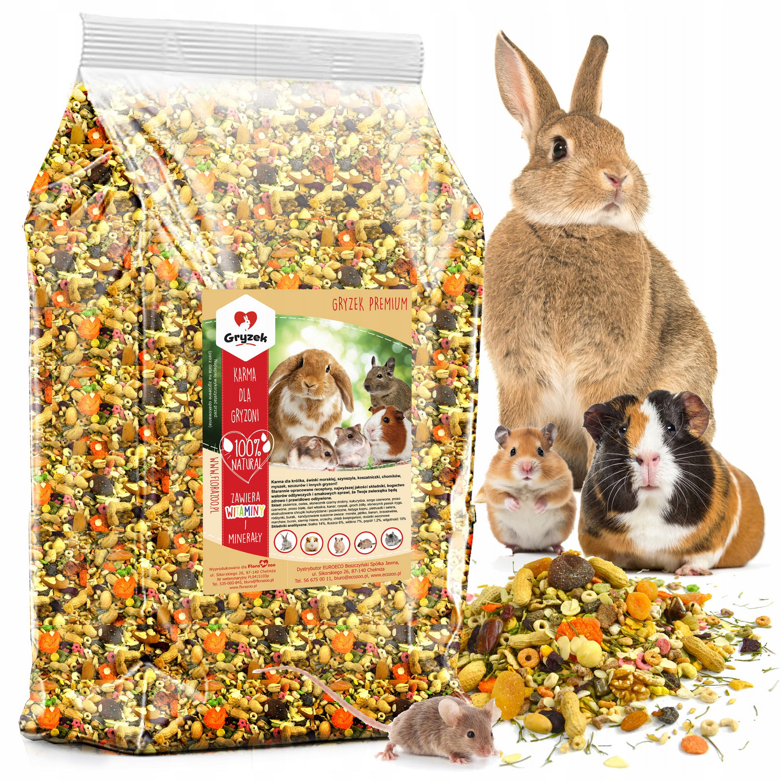 Krmivo Přírodní Krmivo Pro Králíka Prasátka Křečka