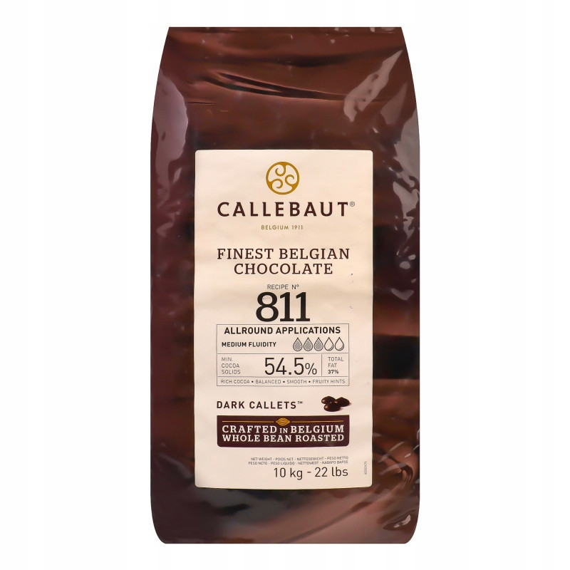 Hořká čokoláda dezertní Finest Belgian Chocolate 54,5% 10kg Callebaut