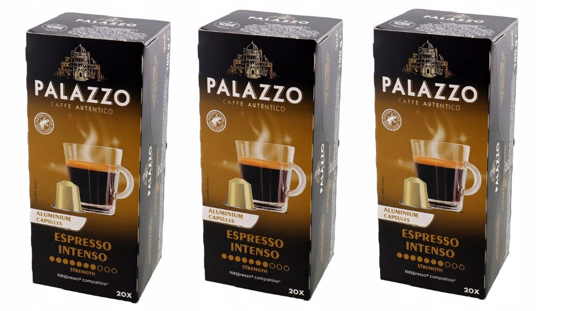 Kapsle Nespresso Palazzo Espresso Intenso 60ks