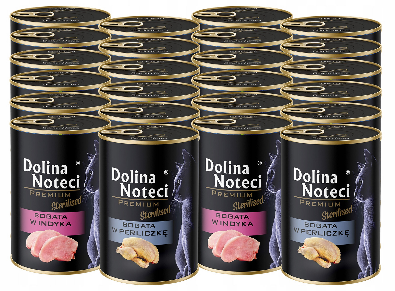 Dolina Noteci Premium pro kočky mix chutí 24x400g Sterilised pro kastráty)