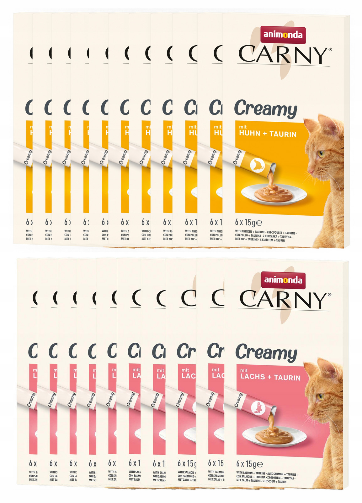 Animonda Kot Creamy MIX pamlsek v tubách 22x15g