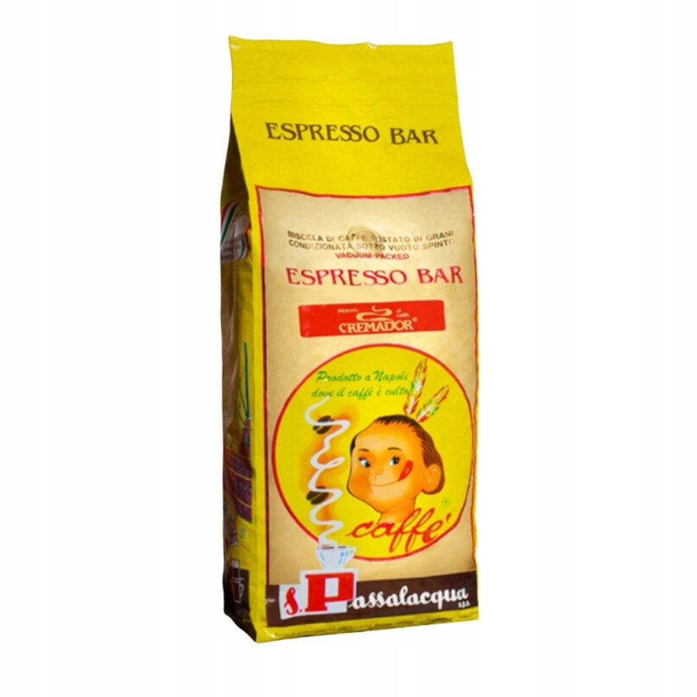 Káva zrnková Passalacqua Cremador káva smíšená arabica robusta 1kg