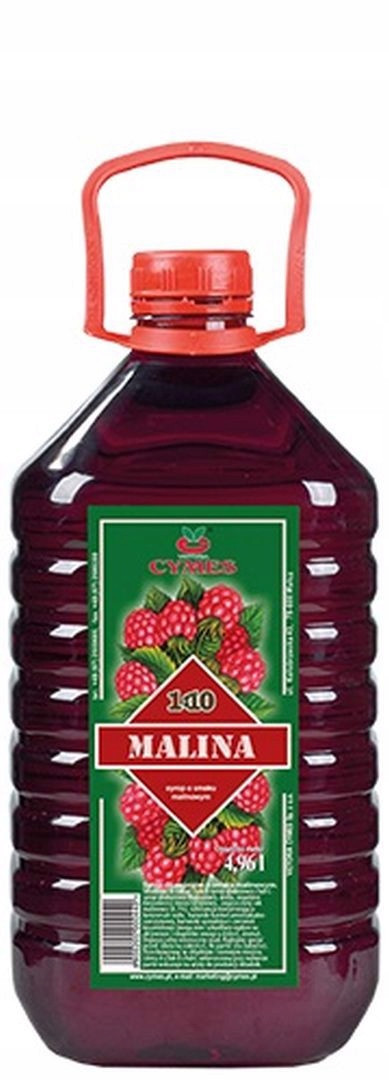 Cymes sirup s malinovou příchutí s přídavkem vitamínů 4,96 L