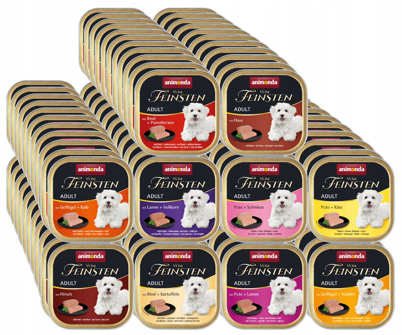 Animonda Feinsten Set 110x150g Základní MIX