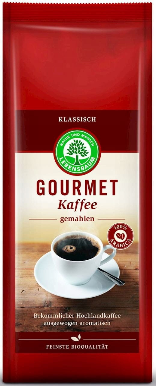 Mletá Káva Arabica 100 % Klasická Bio 500 g Lebensbaum