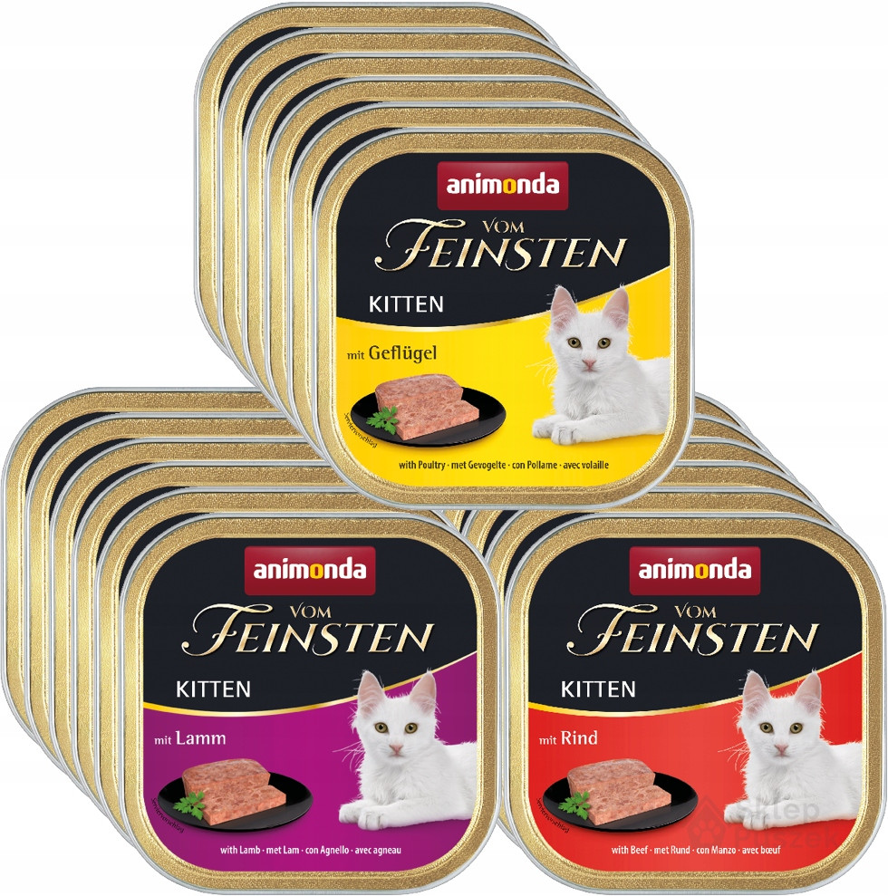 Animonda Kočka vom Feinsten Kitten tác Set 48x100g MIX