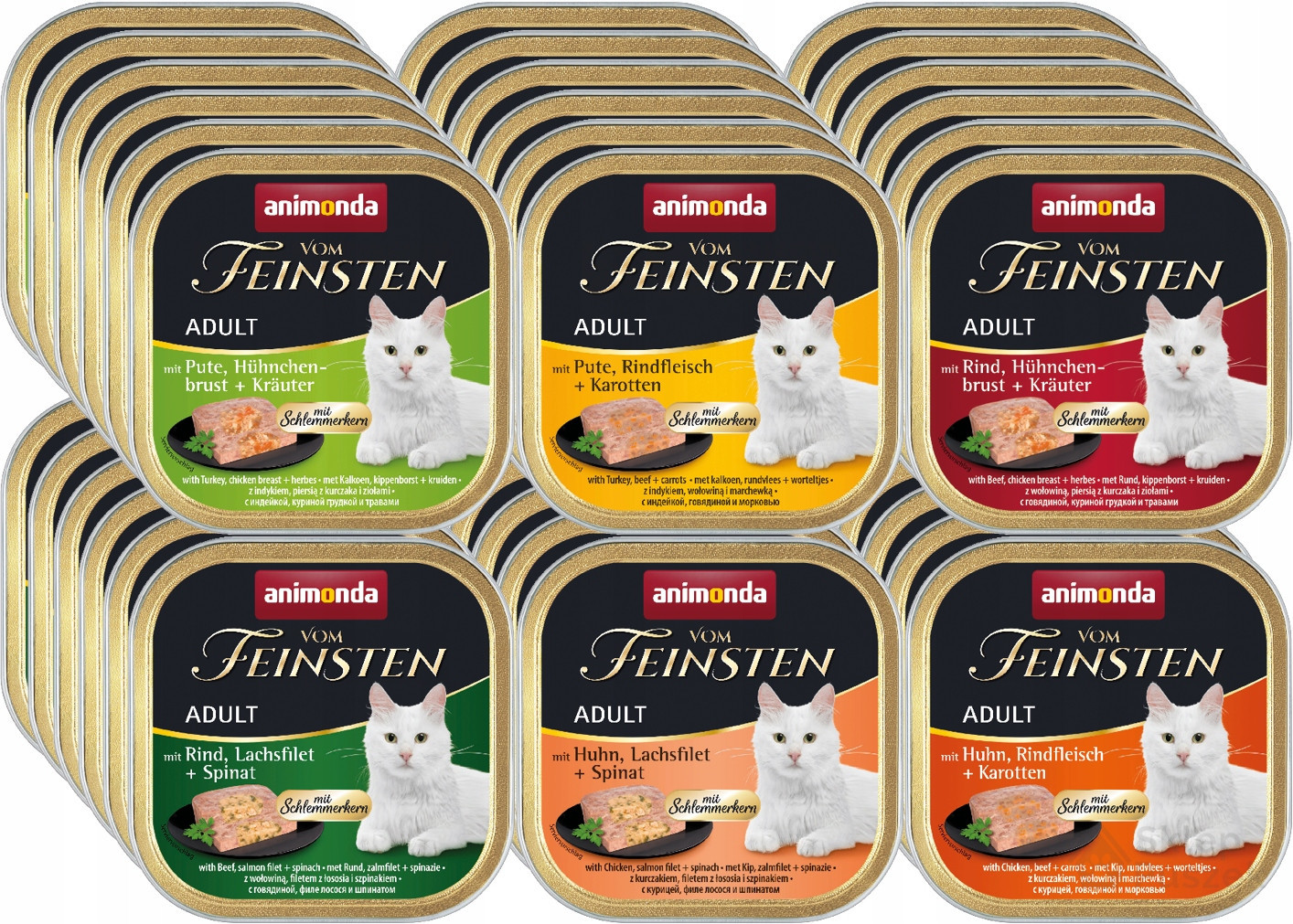 Animonda vom Feinsten Adult Set 36x100g MIX s nádivkou