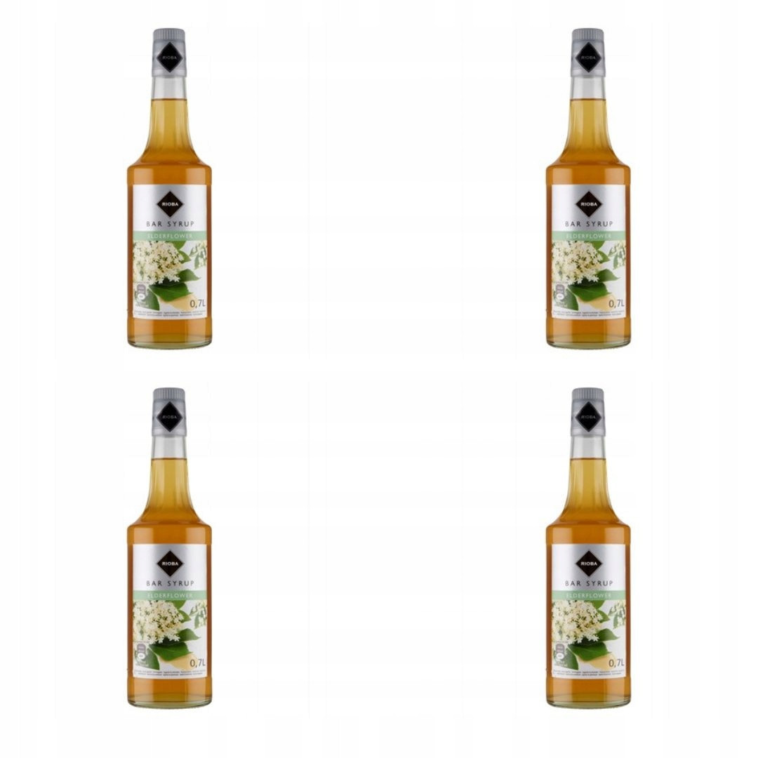 Barmanský sirup z květu černého bezu 4 x 700 ml Rioba