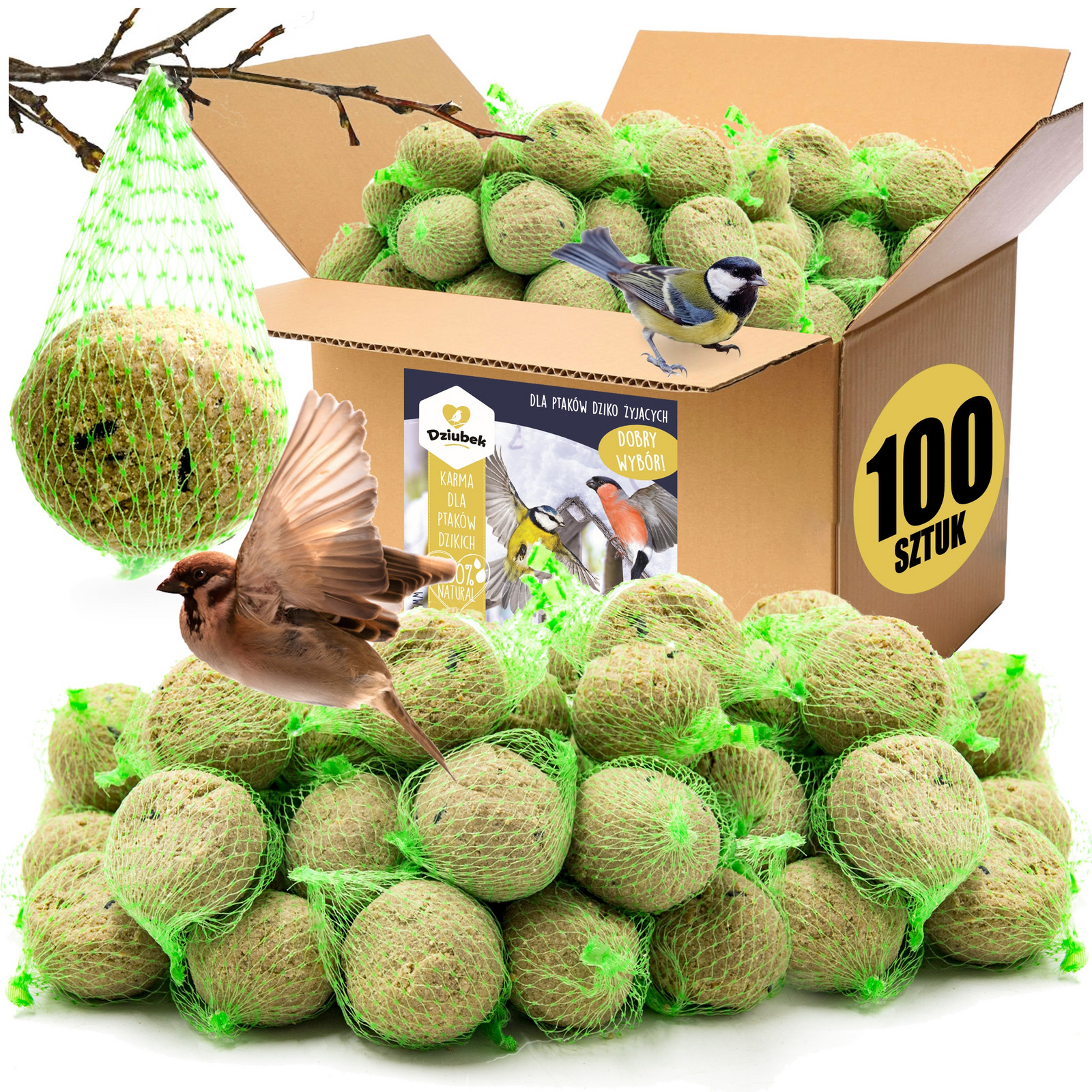 Tukové Koule Pro Ptáky Zrno Krmítko krmivo