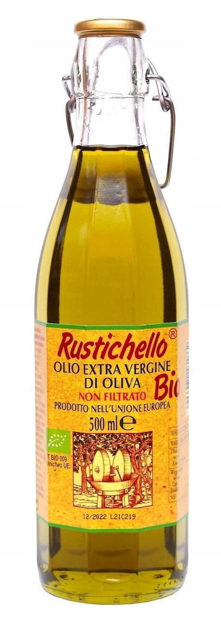 Extra Panenský Olivový Olej Nefiltrovaný Bio 500 ml Rustichello