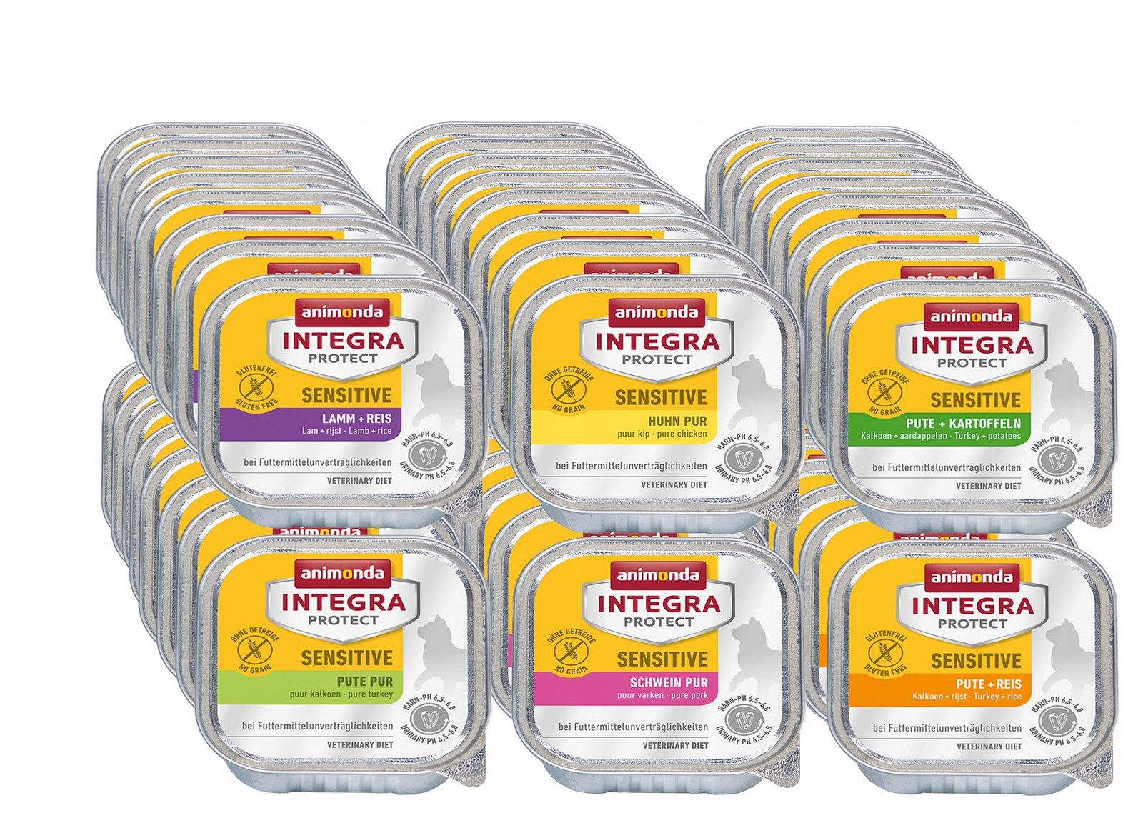 Animonda Integra Sensitive (potravinová přecitlivělost) 48x100g mix chutí