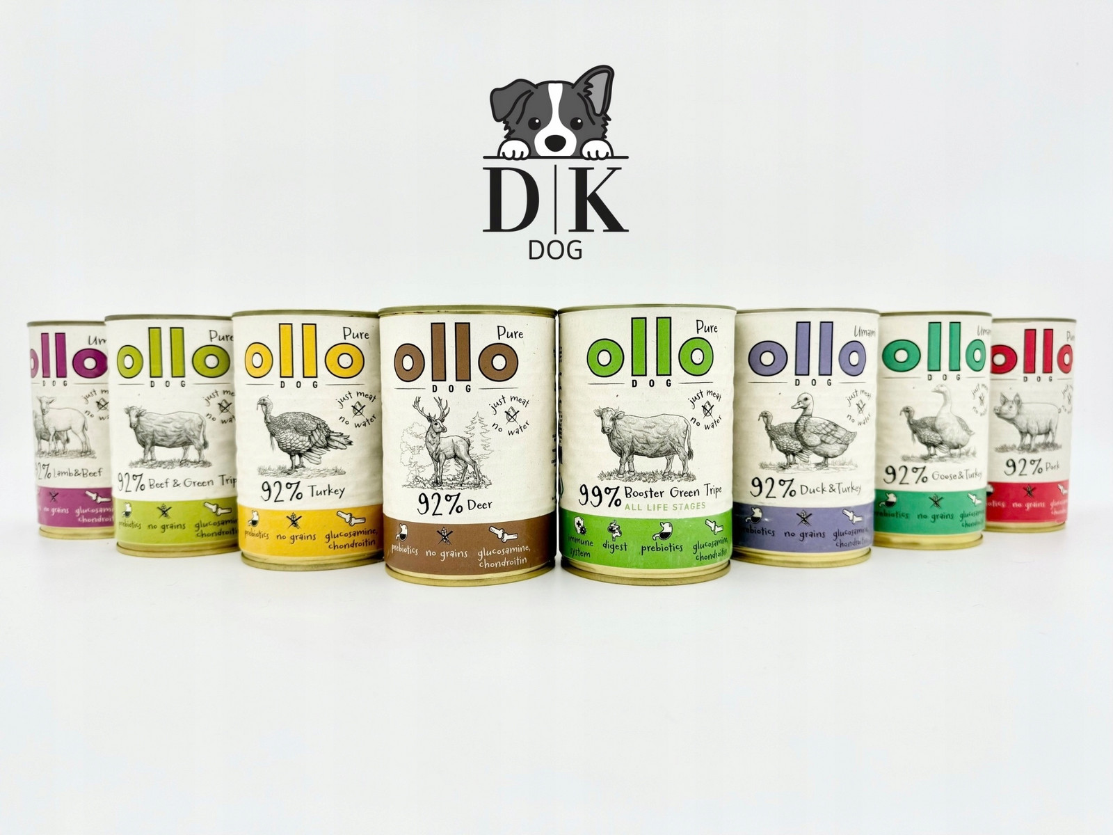 Ollo Krmivo mokré pro psa 6x850g Set MIX Chutí