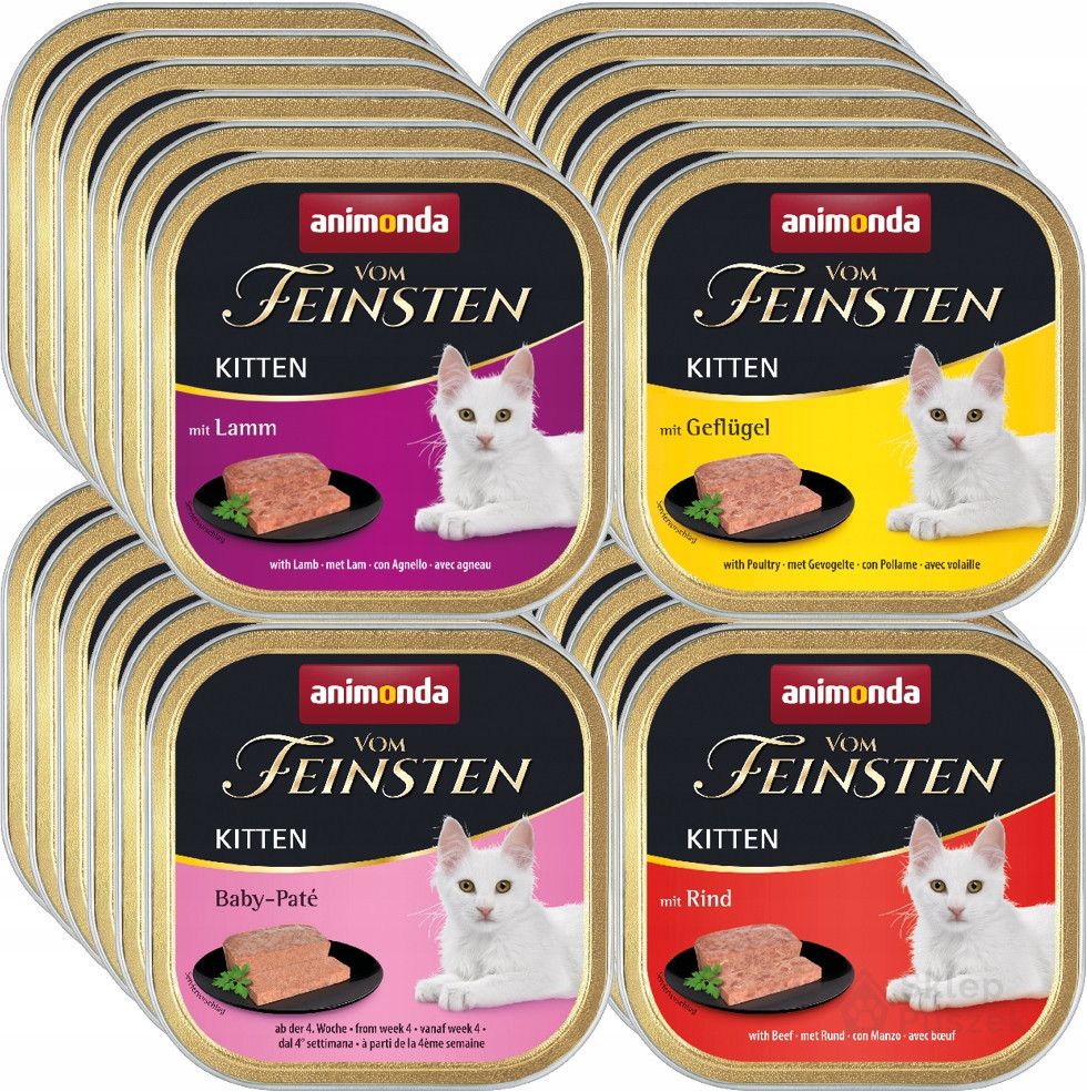 Animonda Kočka vom Feinsten Kitten Set 64x100g mix chutí