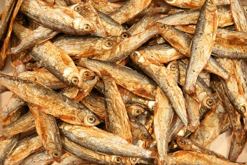 Stinte Stynka Sušená Rybka Přírodní Glopex 1000G