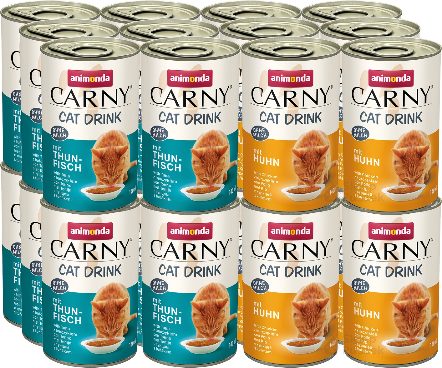 Animonda Kočka Carny Cat Drink konzerva 24x140g mix chutí