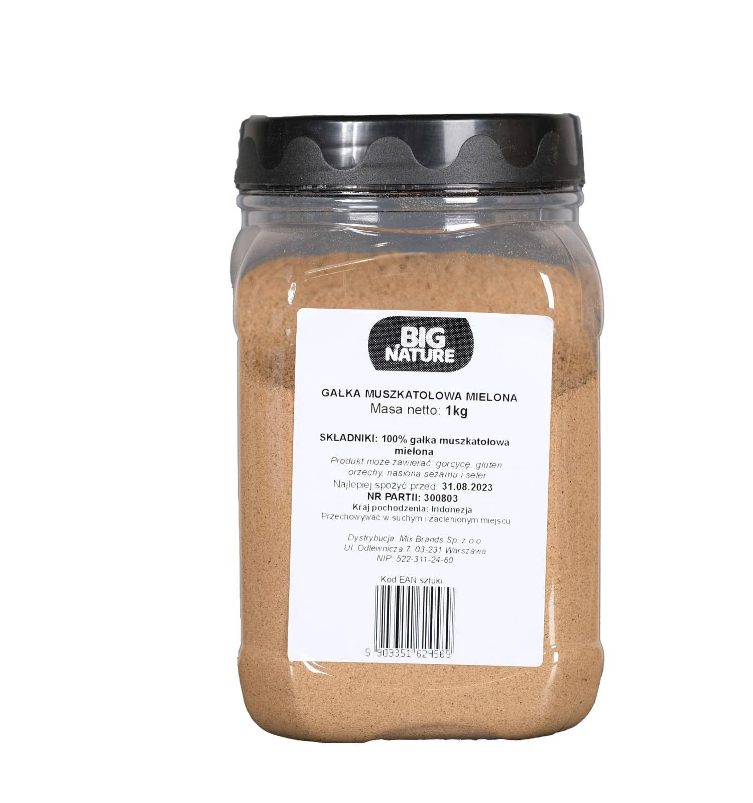 Muškátový Oříšek Mletý 1KG Mixbrands