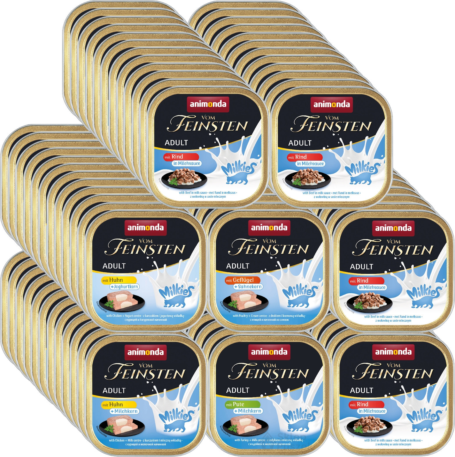 Animonda Feinsten Milkies 128x100g mix chutí