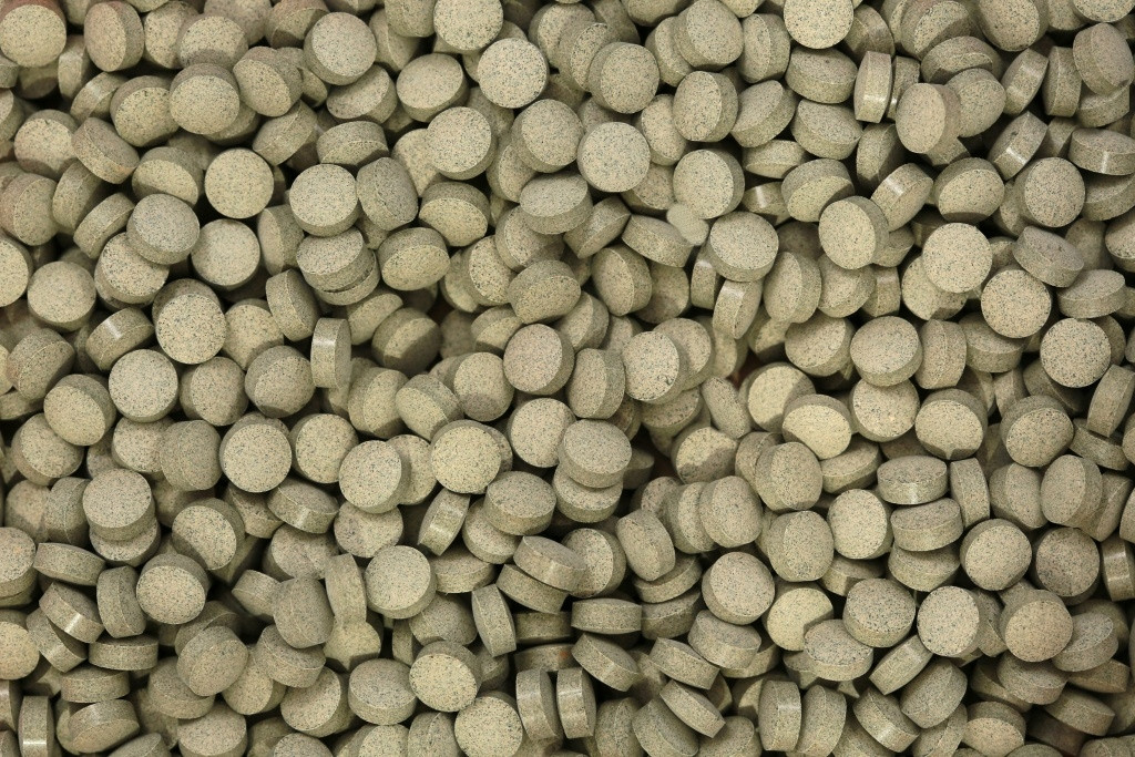 Vitamíny pro psa s divokou růží kopřivou spirulinou tablety vita-plus 1KG