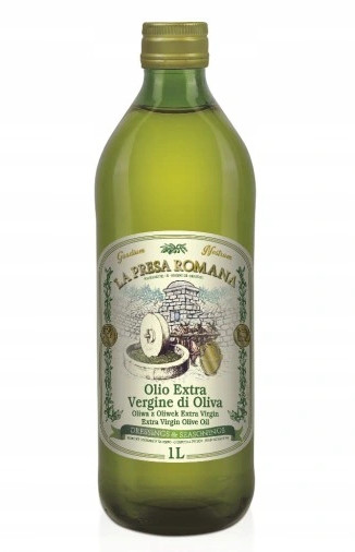 Italský extra panenský olivový olej La Presa Romana 1 litr skleněná lahvička