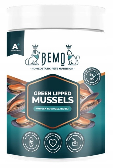 Bemo Green Lipped Mussels 130g Novozélandská mušle pro psa a kočku