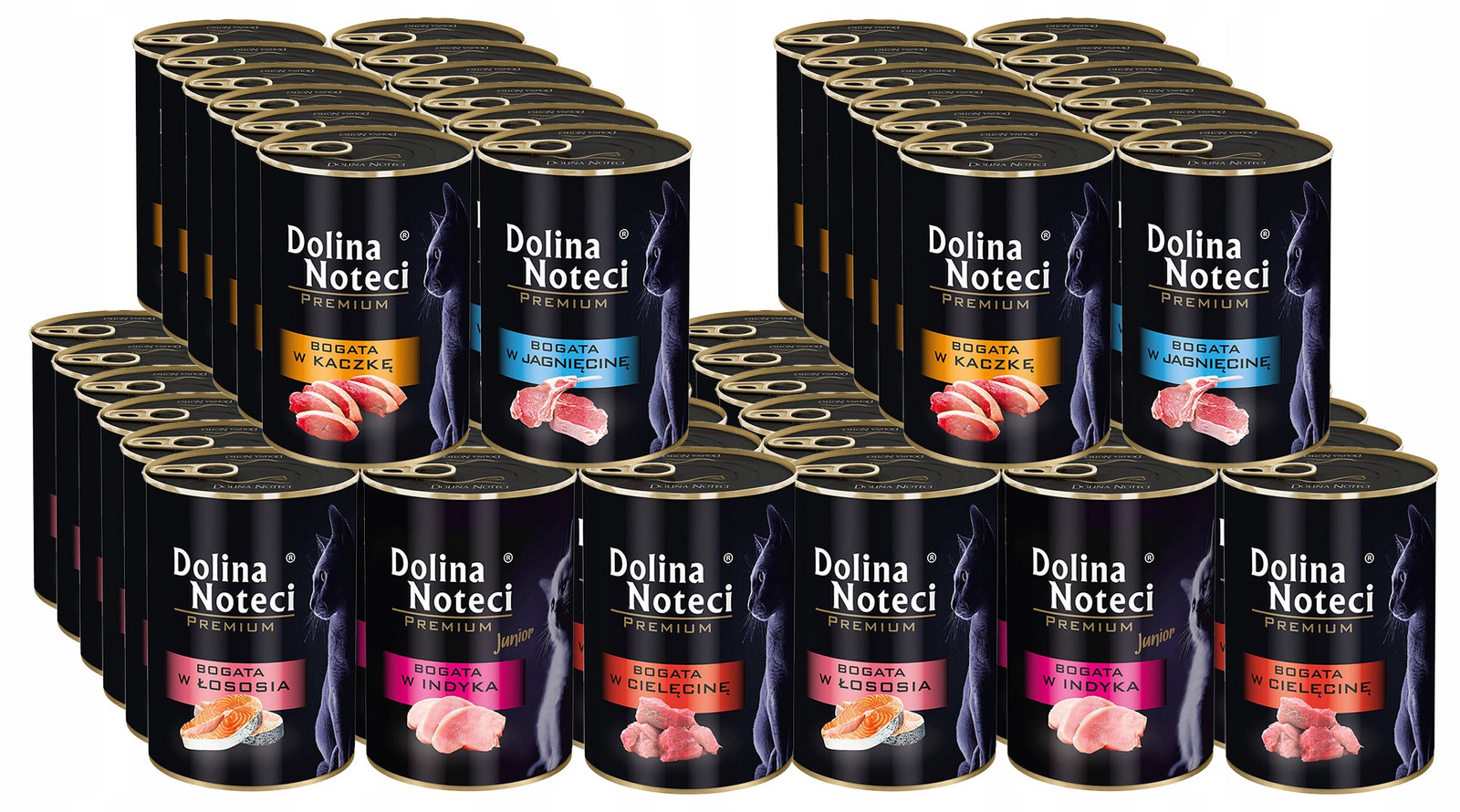 Dolina Noteci Premium Krmivo mokré pro kočky konzerva mix chutí 60x400g