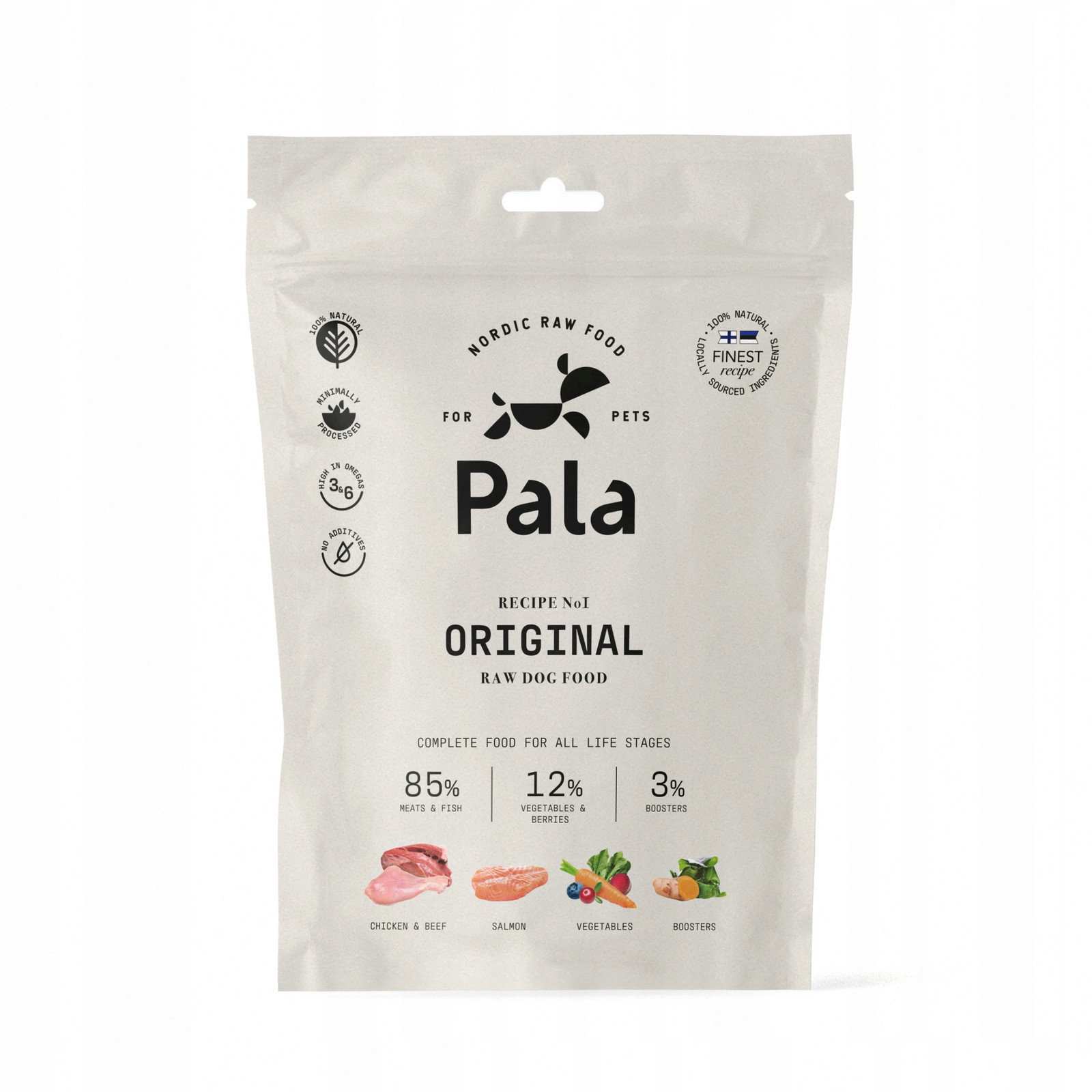 Pala Dog 1 Original Air-Dried Kuře, hovězí, losos 400g pro Psa