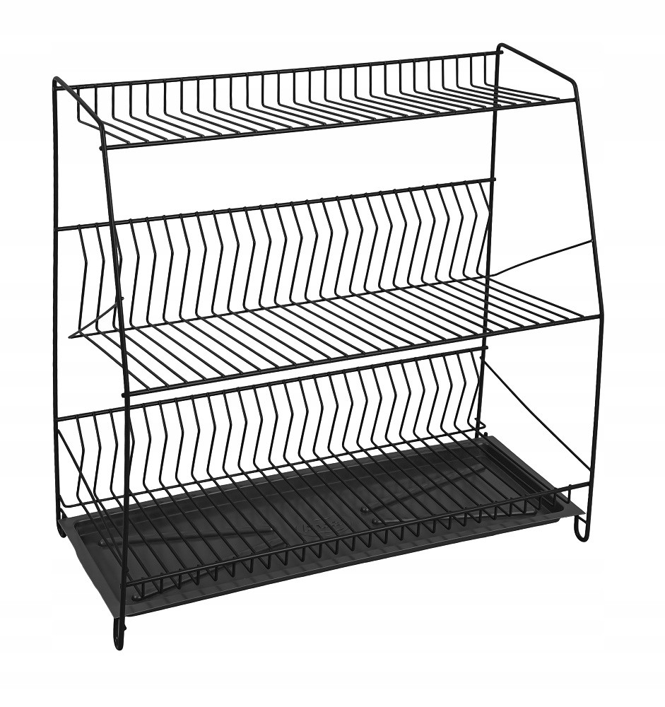 Odkapávač na nádobí 3-úrovňová odkapávač na nádobí na šálky