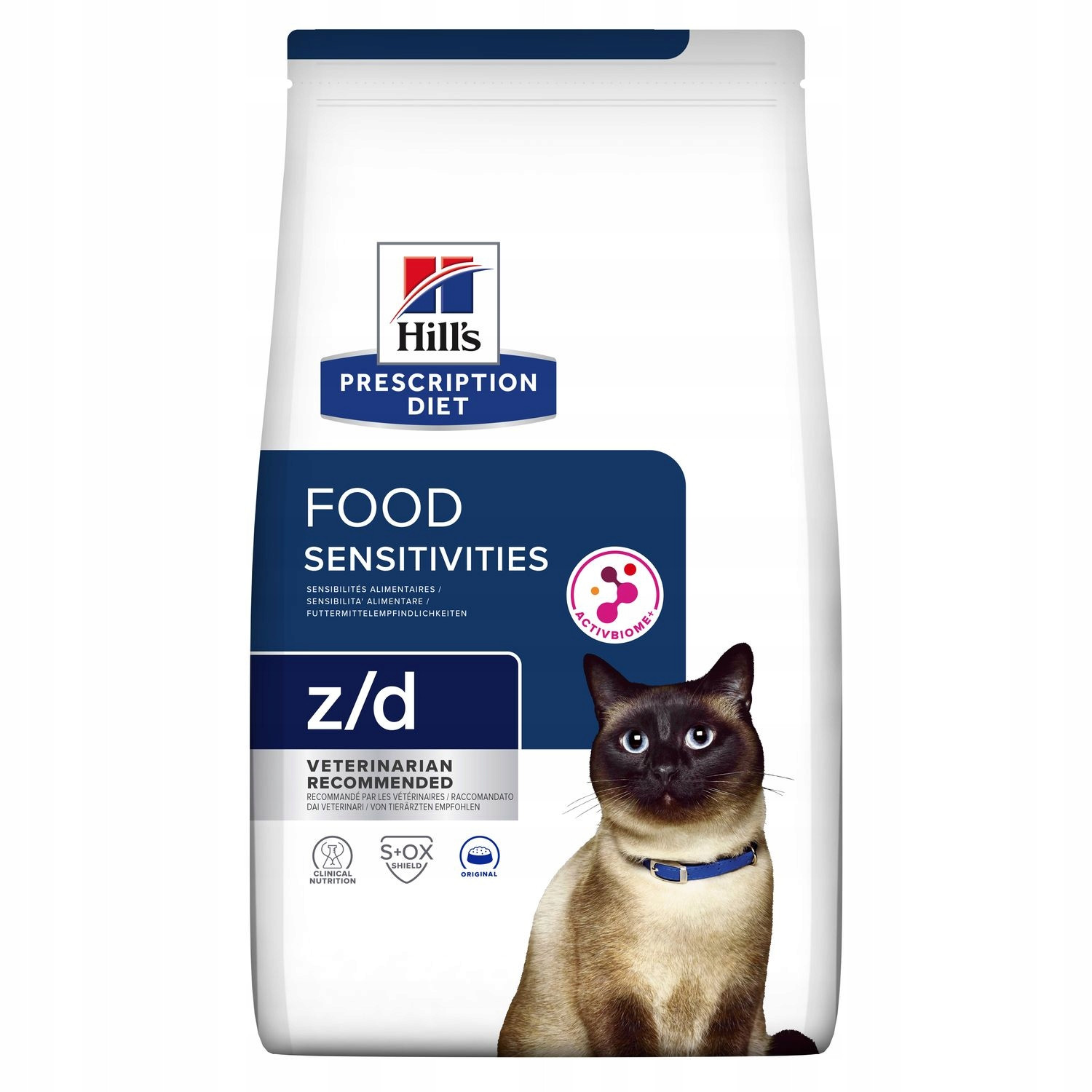 Hill's Pd Z/d Feline Kot Food Sensitivity 1,5 kg
