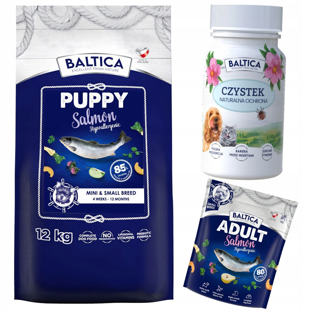 Baltica Puppy Salmon Hypoallergenic Small 12KG S Lososem Pro Štěňata
