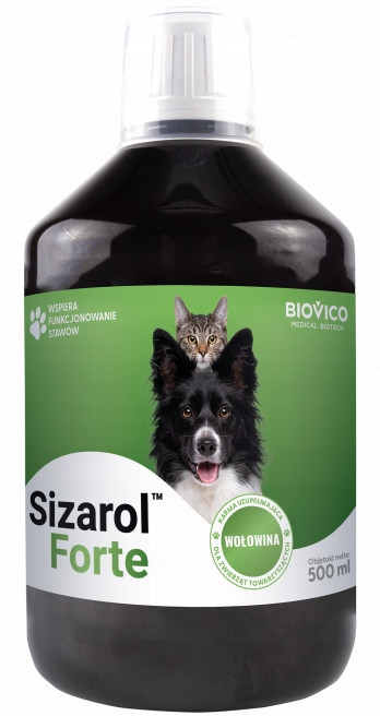 Sizarol Complex Forte 500ml na klouby psů Biovico